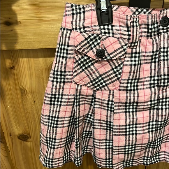 Arizona Jean Company Pink and Black Plaid Mini Skort - Picture 3 of 10